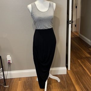 Calvin Klein leg slit dress